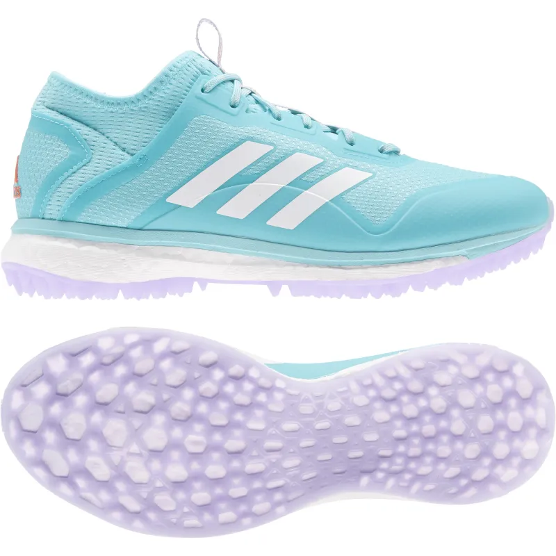 Adidas Fabela X Empower Hockey Shoes - Aqua (2023/24) 3 Adidas Fabela X Empower Hockey Shoes - Aqua (2023/24)