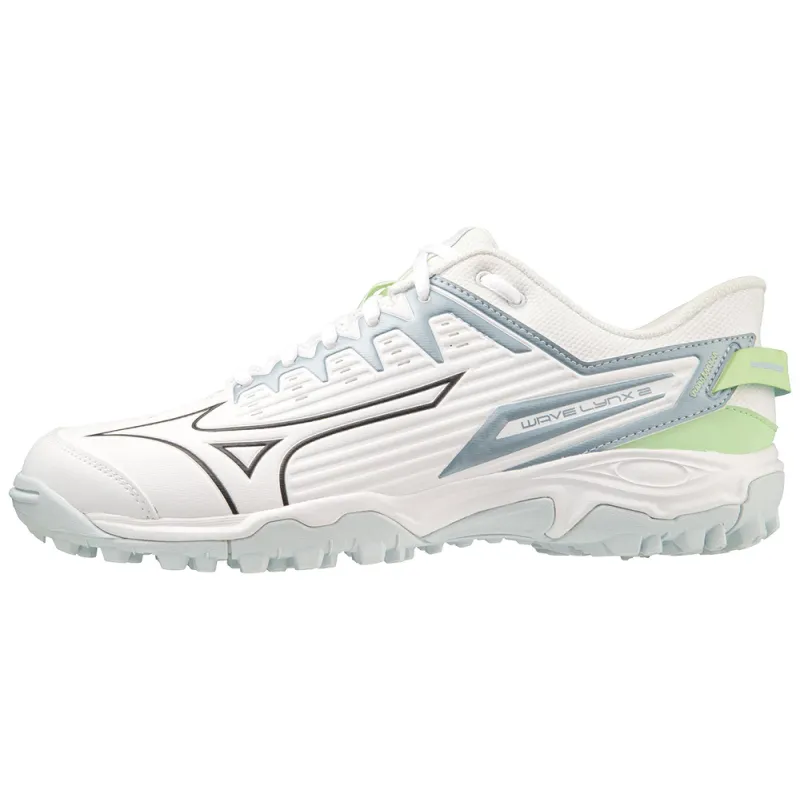 Mizuno Wave Lynx 2 Hockey Shoes - White (2023/24) 3 Mizuno Wave Lynx 2 Hockey Shoes - White (2023/24)